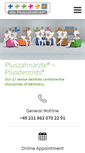 Mobile Screenshot of diepluszahnaerzte.com